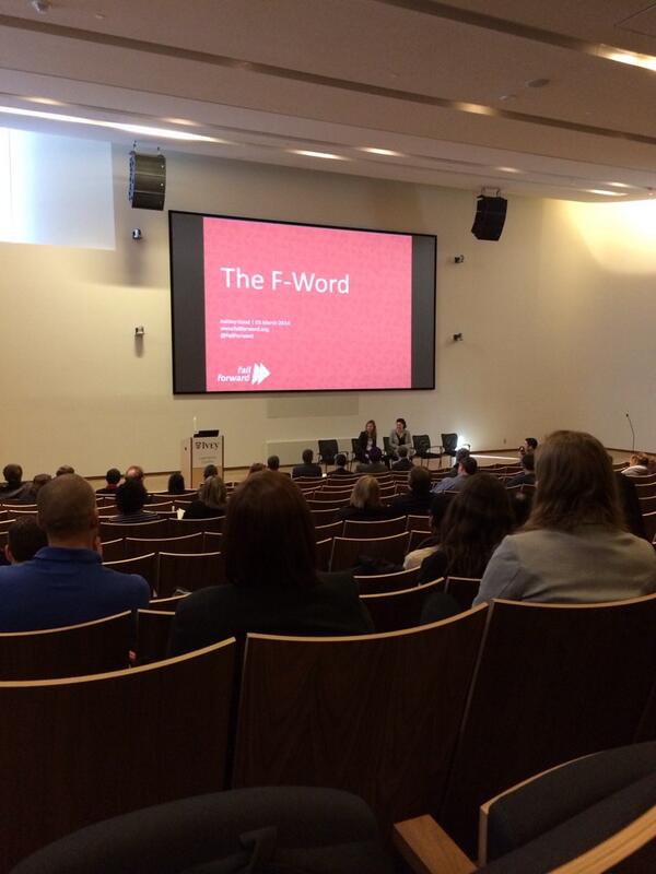 At #iveysi with @HamoonPraxis @linabowden talking about failure, or "the f-word." http://t.co/hRXGhhSlQW